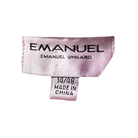 Emanuel Ungaro Skirt Women’s Size L 100% Silk Wrap Style Gorgeous Fuchsia Color - Picture 5 of 5